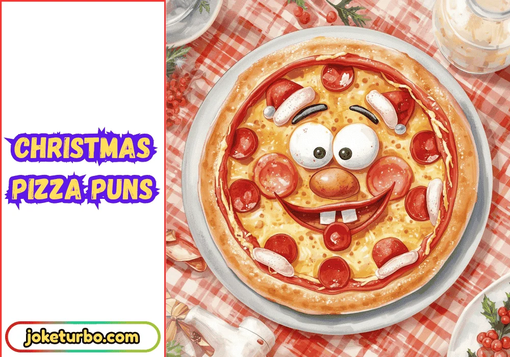 Christmas Pizza Puns