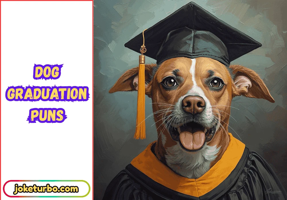 Dog Graduation Puns