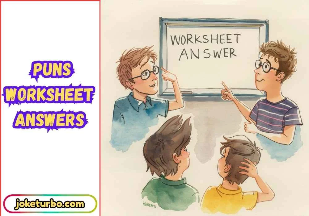 Puns Worksheet Answers
