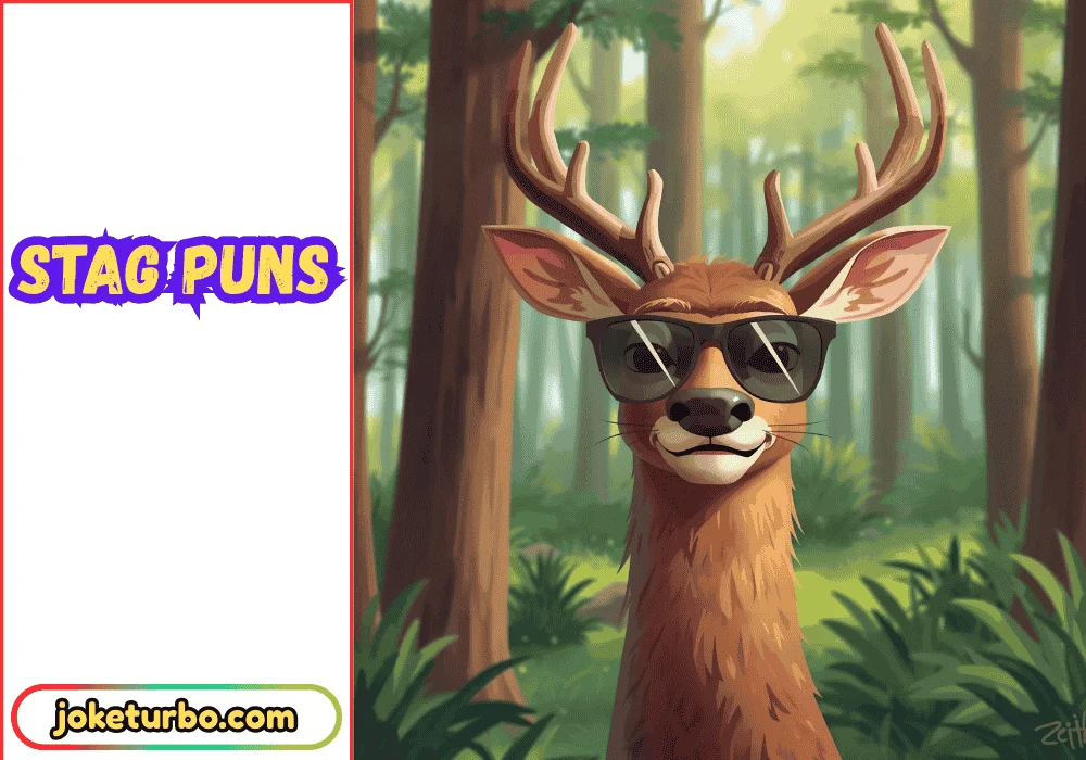 Stag Puns
