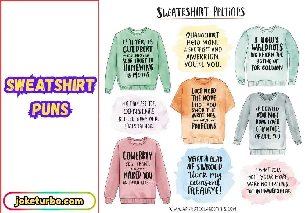 Sweatshirt Puns