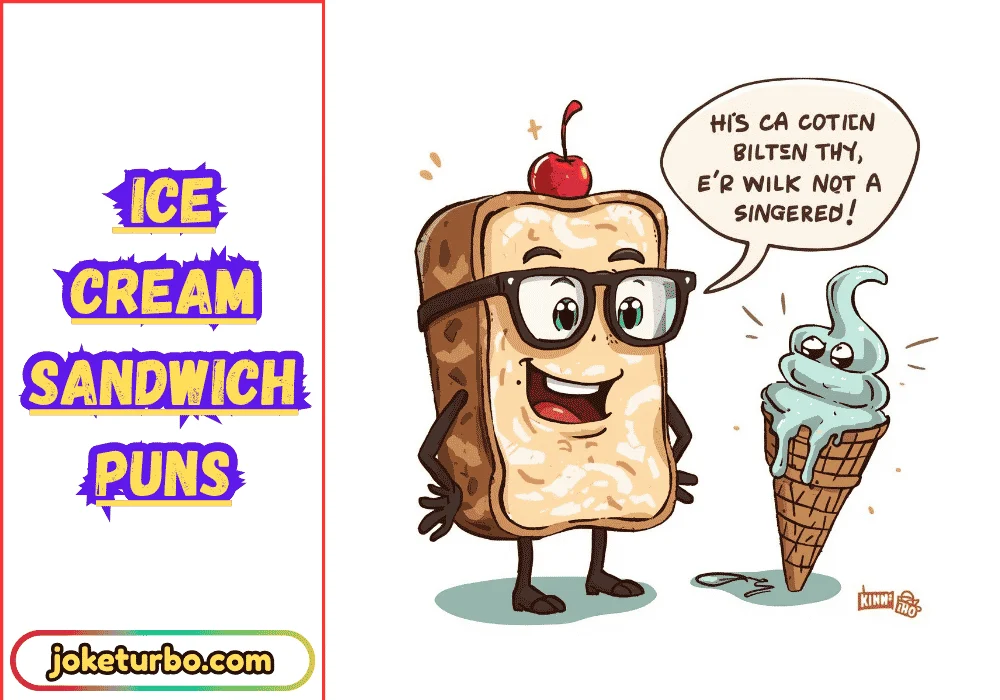 Ice Cream Sandwich Puns