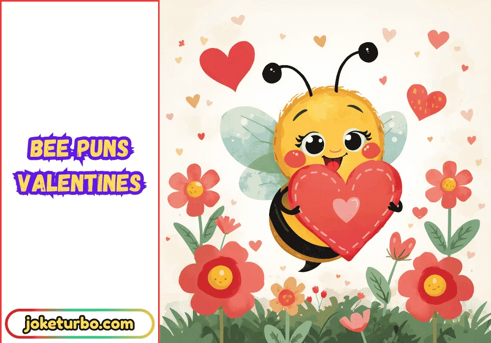 bee puns valentines