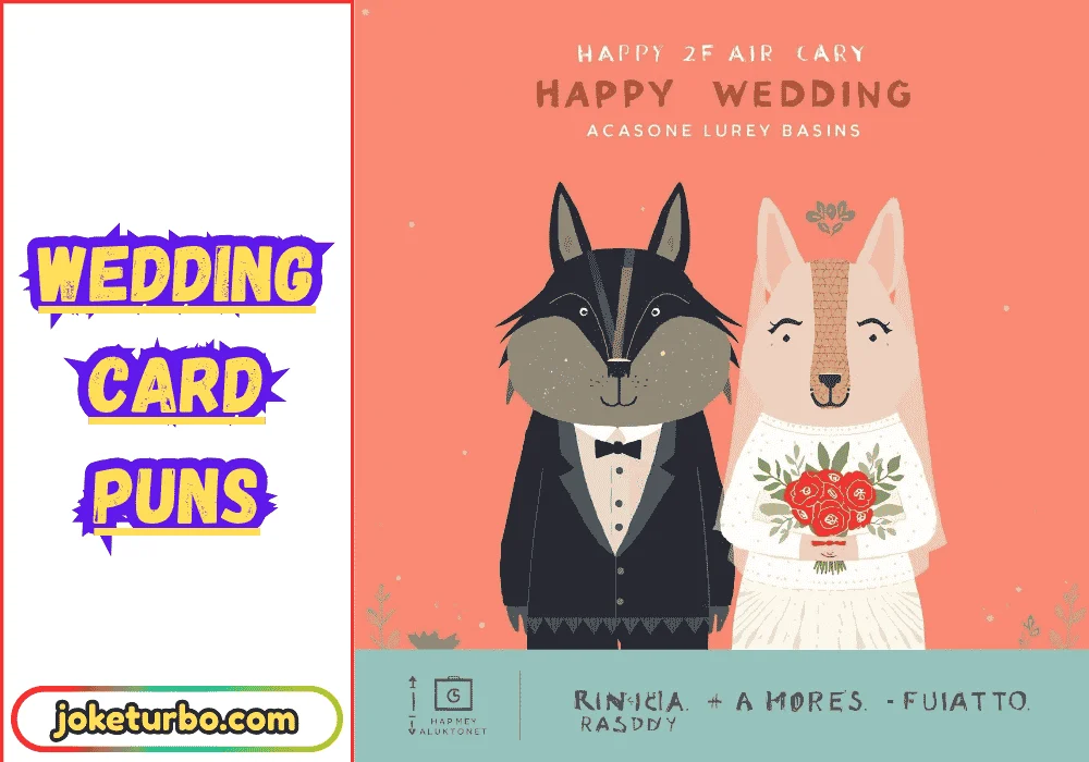 wedding card puns