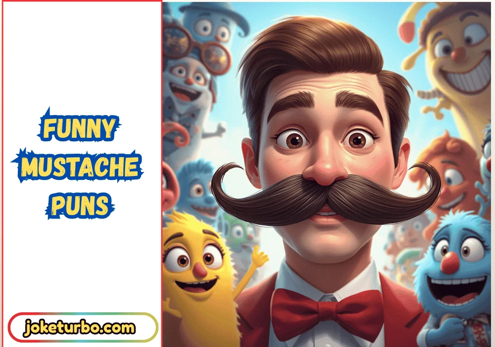 Funny Mustache Puns